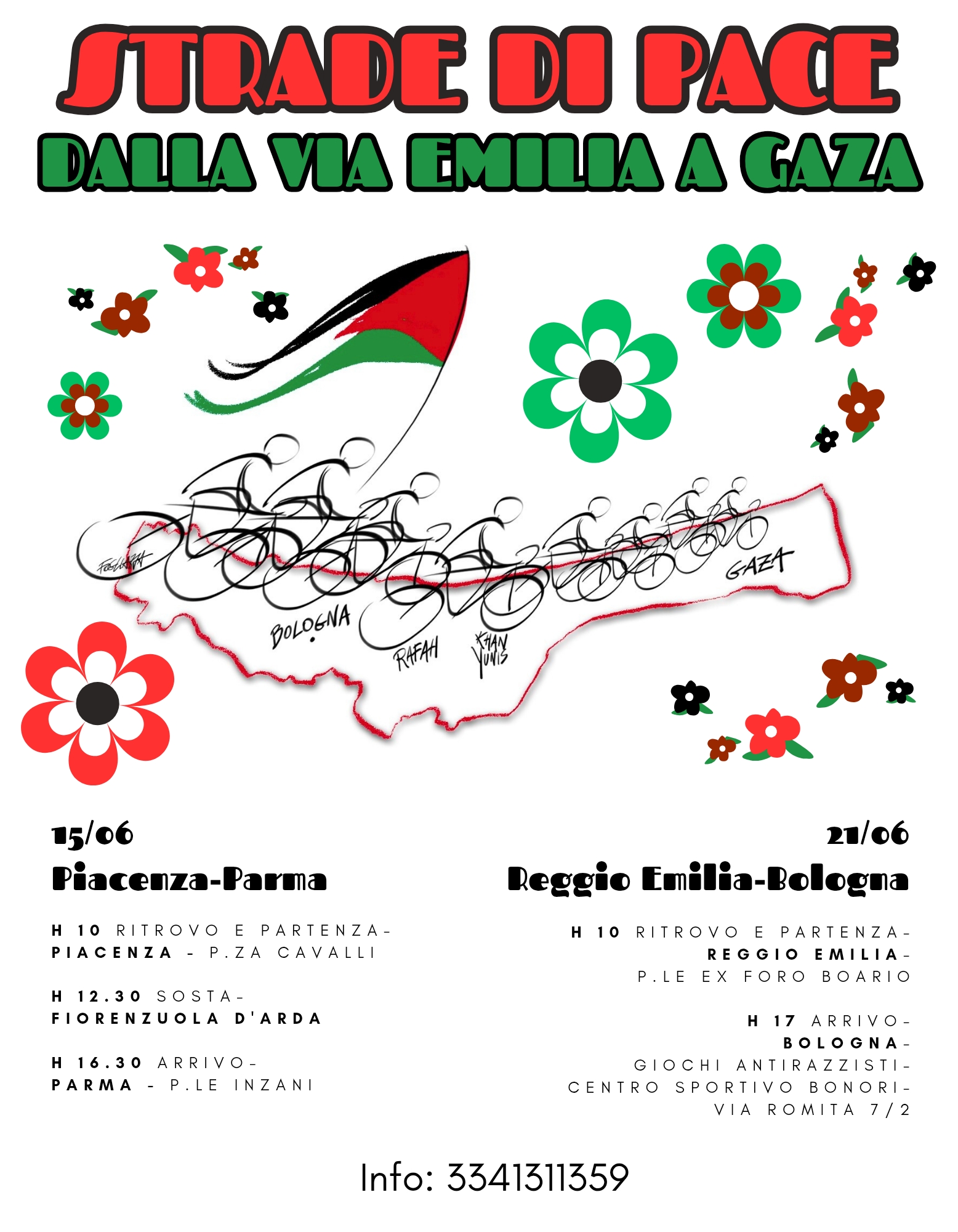 Locandina Biciclettata