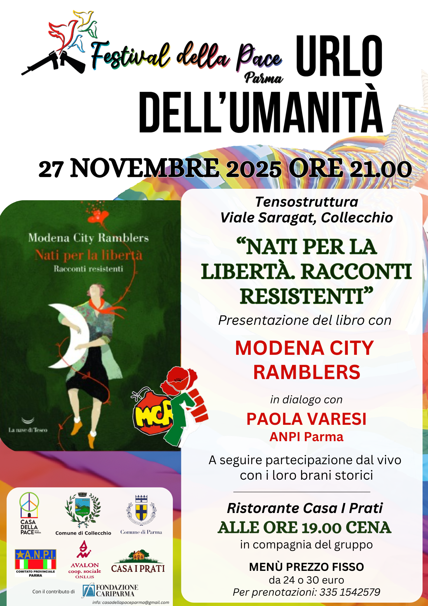 “Nati per la liberta'. Racconti Resistenti